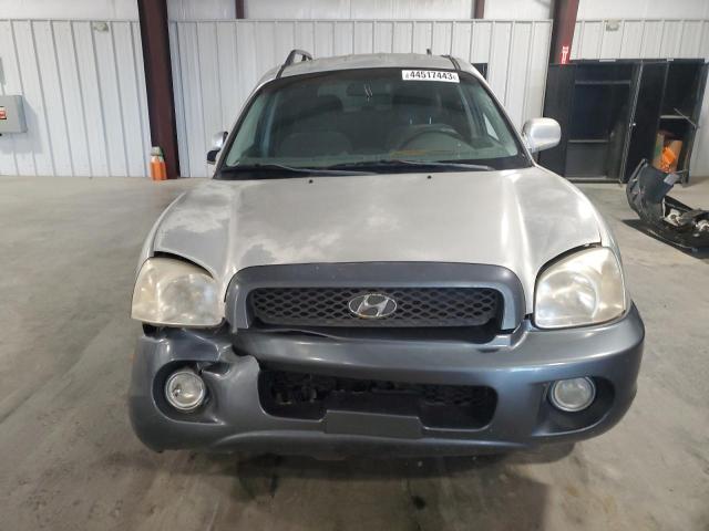 KM8SC73DX3U503633 - 2003 HYUNDAI SANTA FE GLS SILVER photo 5