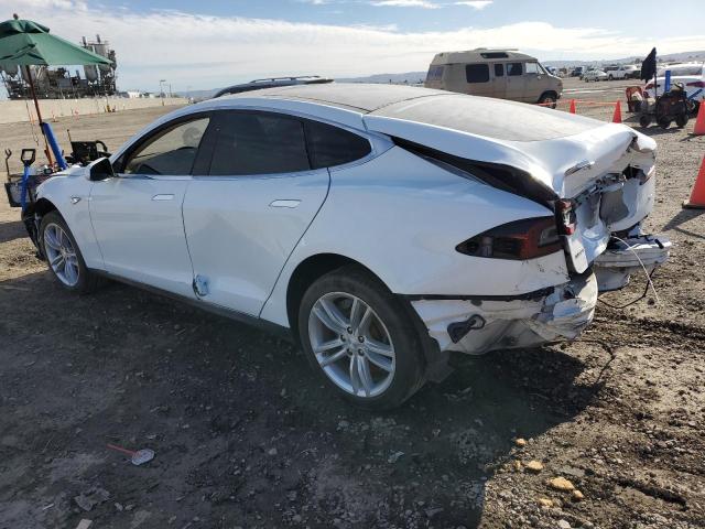 5YJSA1H13EFP32303 - 2014 TESLA MODEL S Սպիտակ լուսանկար 2