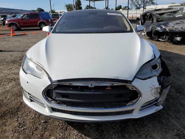 5YJSA1H13EFP32303 - 2014 TESLA MODEL S Սպիտակ լուսանկար 5