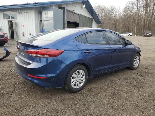 5NPD74LF1JH284943 - 2018 HYUNDAI ELANTRA SE BLUE photo 3