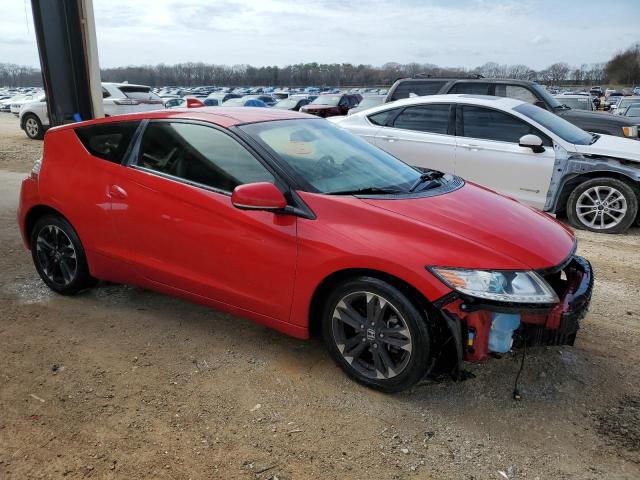 JHMZF1D66FS000834 - 2015 HONDA CR-Z EX RED photo 4