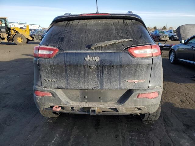 1C4PJMBS3EW237636 - 2014 JEEP CHEROKEE TRAILHAWK BLUE photo 6