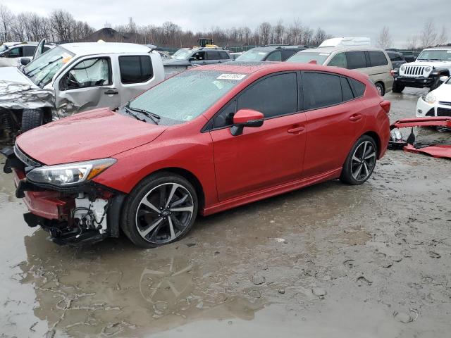 4S3GTAM68P3707981 - 2023 SUBARU IMPREZA SPORT RED photo 1