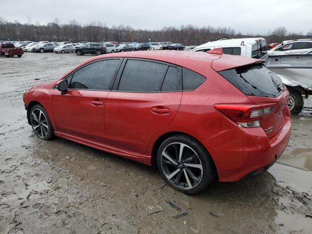 4S3GTAM68P3707981 - 2023 SUBARU IMPREZA SPORT RED photo 2