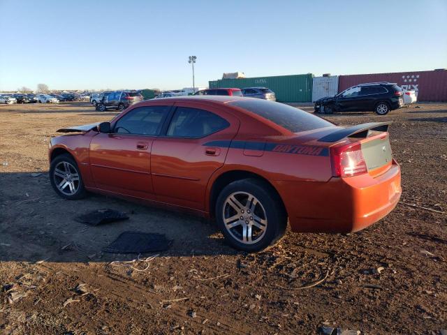 2B3KA53H56H203413 - 2006 DODGE CHARGER R/T ORANGE photo 2