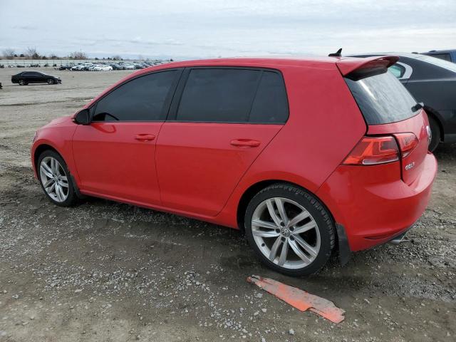 3VWRA7AU4FM088469 - 2015 VOLKSWAGEN GOLF TDI RED photo 2