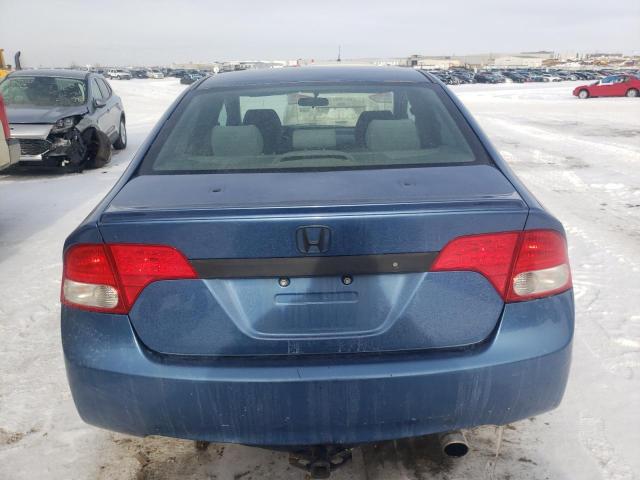 2HGFA16459H106297 - 2009 HONDA CIVIC DX-G BLUE photo 6