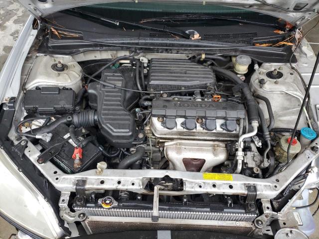 1HGEM22174L009666 - 2004 HONDA CIVIC DX VP Արծաթագույն լուսանկար 11