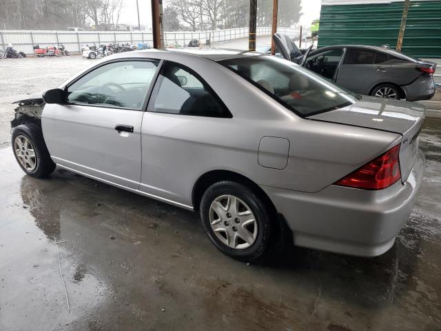 1HGEM22174L009666 - 2004 HONDA CIVIC DX VP Արծաթագույն լուսանկար 2