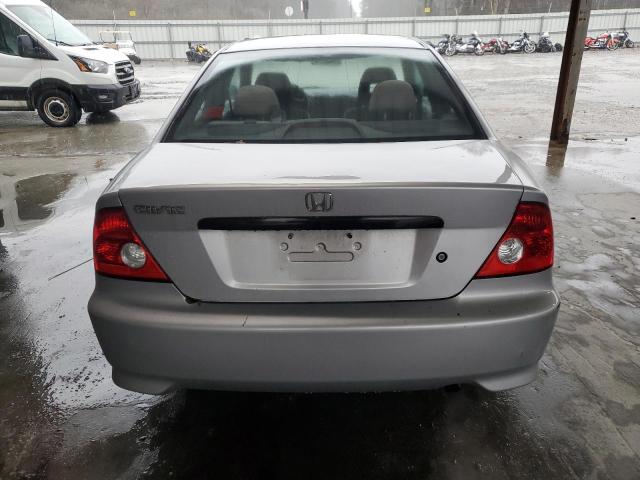 1HGEM22174L009666 - 2004 HONDA CIVIC DX VP Արծաթագույն լուսանկար 6