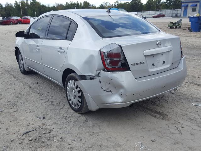 3N1AB61E88L670733 - 2008 NISSAN SENTRA 2.0 SILVER photo 3