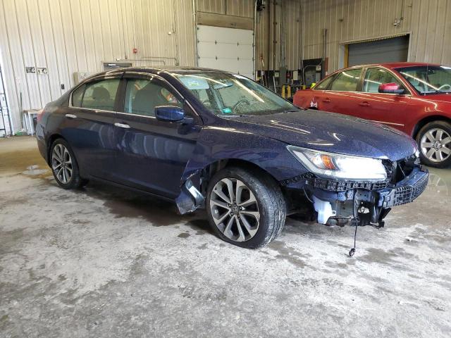 1HGCR2F52EA023378 - 2014 HONDA ACCORD SPORT BLUE photo 4