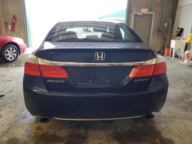 1HGCR2F52EA023378 - 2014 HONDA ACCORD SPORT BLUE photo 6