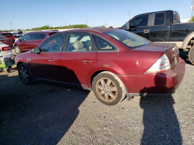 1FAHP25W58G166417 - 2008 FORD TAURUS LIMITED BURGUNDY photo 2