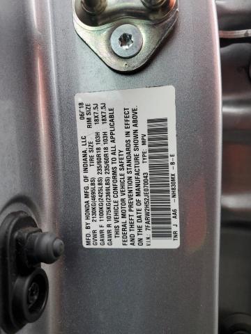 7FARW2H52JE070043 - 2018 HONDA CR-V EX SILVER photo 13