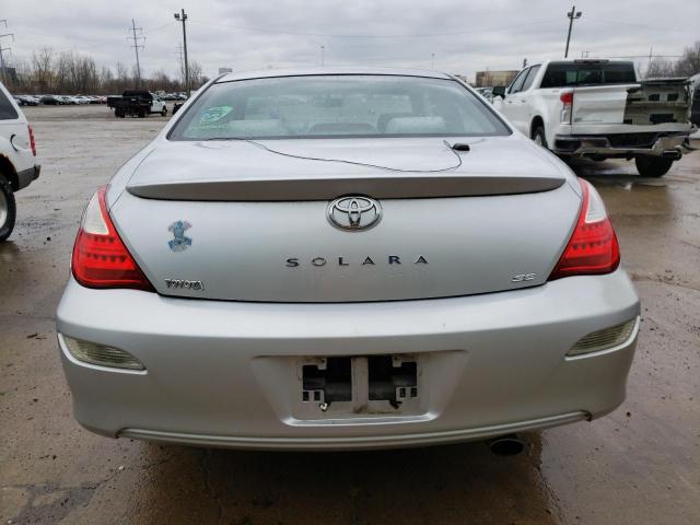 4T1CE30P28U765756 - 2008 TOYOTA CAMRY SOLA SE SILVER photo 6