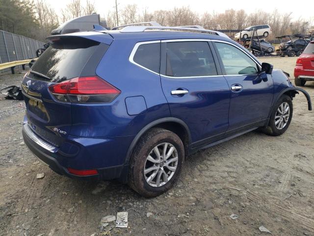 KNMAT2MV8HP580985 - 2017 NISSAN ROGUE S BLUE photo 3