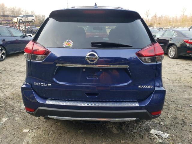 KNMAT2MV8HP580985 - 2017 NISSAN ROGUE S BLUE photo 6