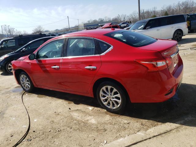 3N1AB7AP9JL621926 - 2018 NISSAN SENTRA S RED photo 2