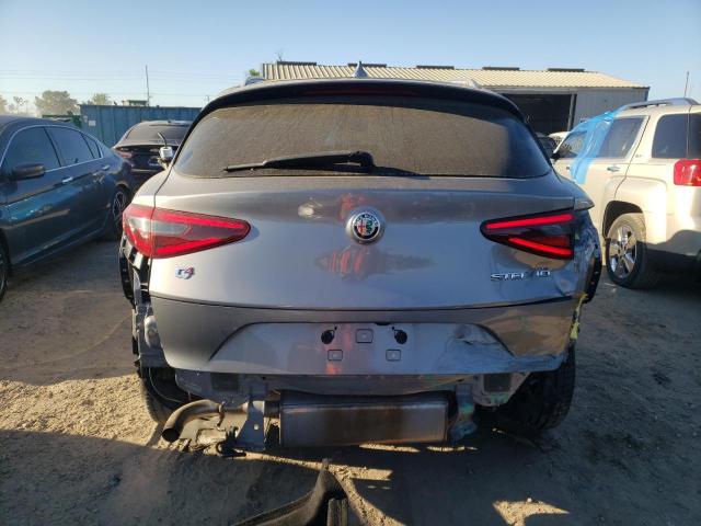 ZASFAKBN6J7B61710 - 2018 ALFA ROMEO STELVIO TI GRAY photo 6