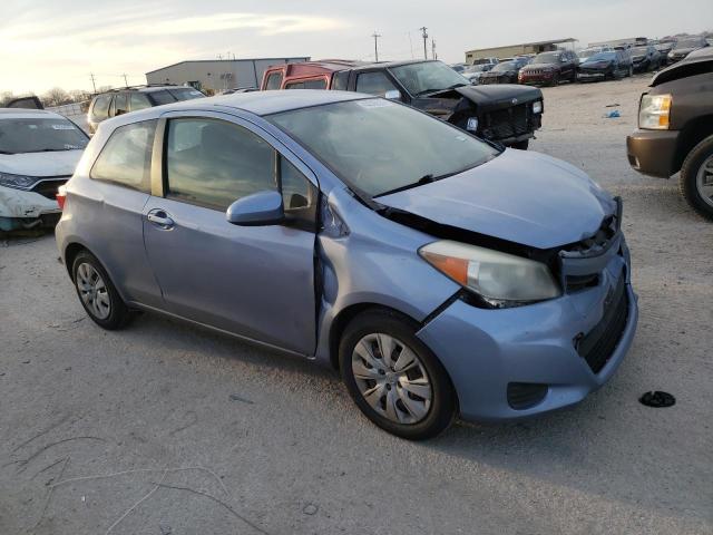 VNKJTUD33EA005998 - 2014 TOYOTA YARIS BLUE photo 4