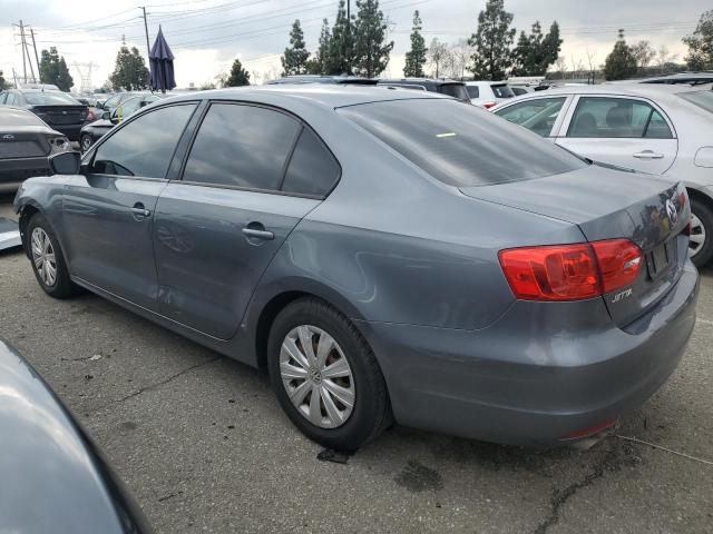 3VW2K7AJ9EM209497 - 2014 VOLKSWAGEN JETTA BASE GRAY photo 2