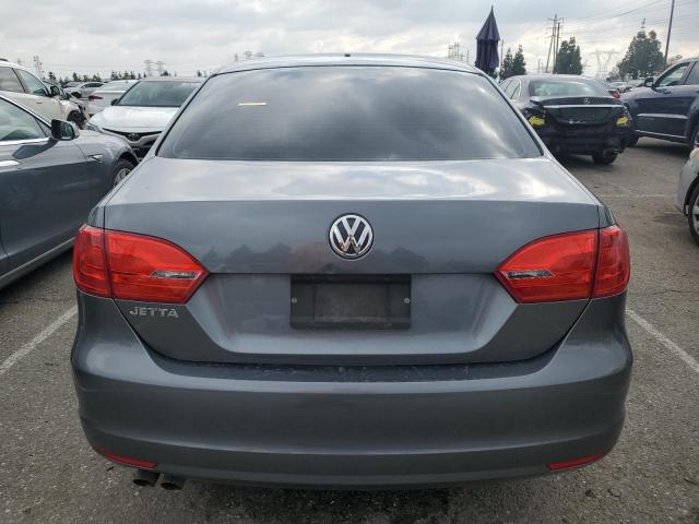 3VW2K7AJ9EM209497 - 2014 VOLKSWAGEN JETTA BASE GRAY photo 6