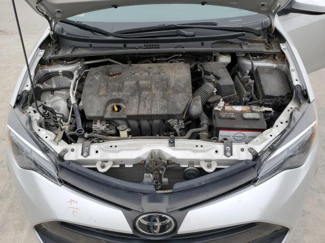 5YFBURHE9KP878004 - 2019 TOYOTA COROLLA L SILVER photo 11