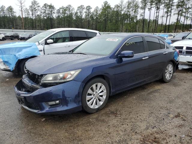 1HGCR2F83FA050519 - 2015 HONDA ACCORD EXL BLUE photo 1