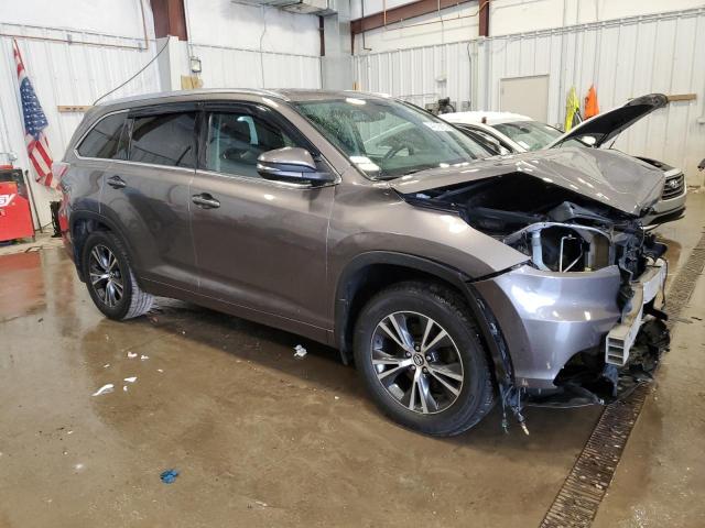 5TDJKRFH9GS305844 - 2016 TOYOTA HIGHLANDER XLE 灰色 照片 4