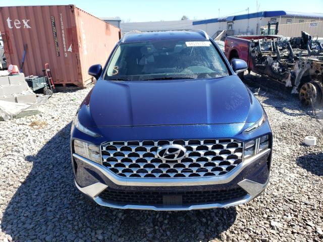 5NMS24AJ3NH378015 - 2021 HYUNDAI SANTA FE SEL BLUE photo 5