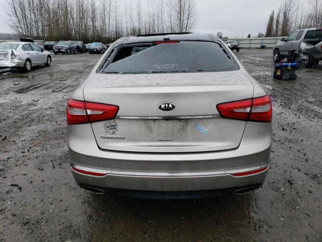 KNALN4D76E5156466 - 2014 KIA CADENZA PREMIUM TAN photo 6