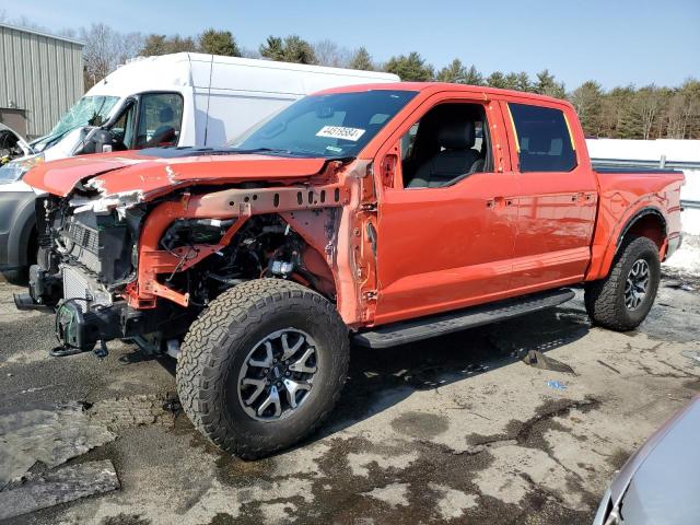 1FTFW1RG1NFB86277 - 2022 FORD F150 RAPTOR ORANGE photo 1