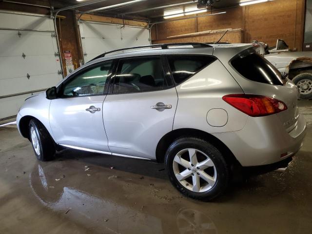 JN8AZ18WX9W138006 - 2009 NISSAN MURANO S SILVER photo 2