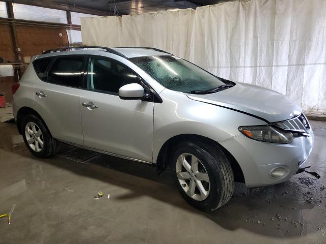 JN8AZ18WX9W138006 - 2009 NISSAN MURANO S SILVER photo 4