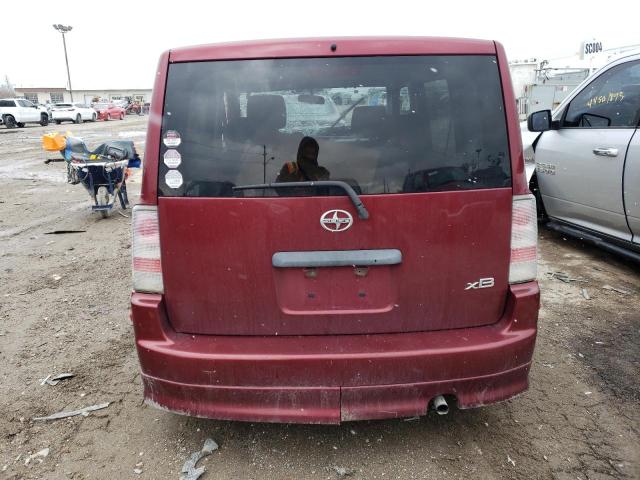 JTLKT324564119797 - 2006 TOYOTA SCION XB BURGUNDY photo 6