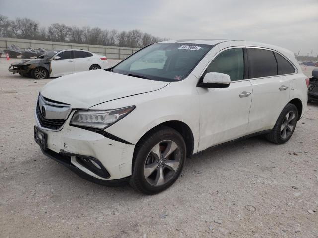 5FRYD4H2XEB009896 - 2014 ACURA MDX WHITE photo 1