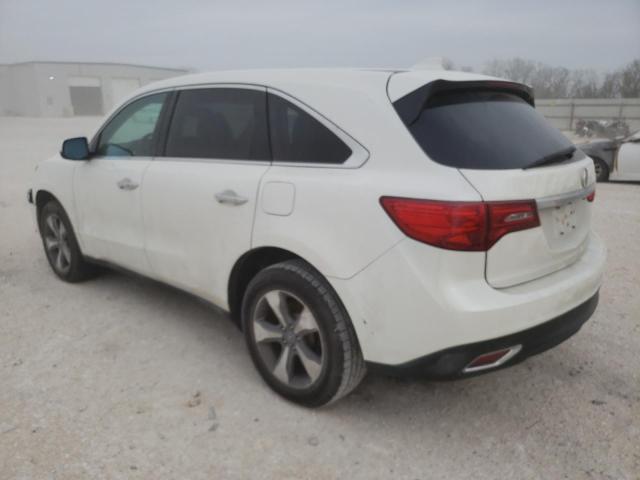 5FRYD4H2XEB009896 - 2014 ACURA MDX WHITE photo 2