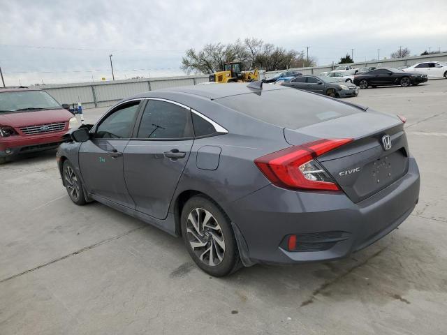 19XFC2F71JE040954 - 2018 HONDA CIVIC EX GRAY photo 2