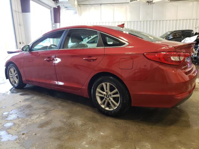 5NPE24AF6HH566916 - 2017 HYUNDAI SONATA SE RED photo 2