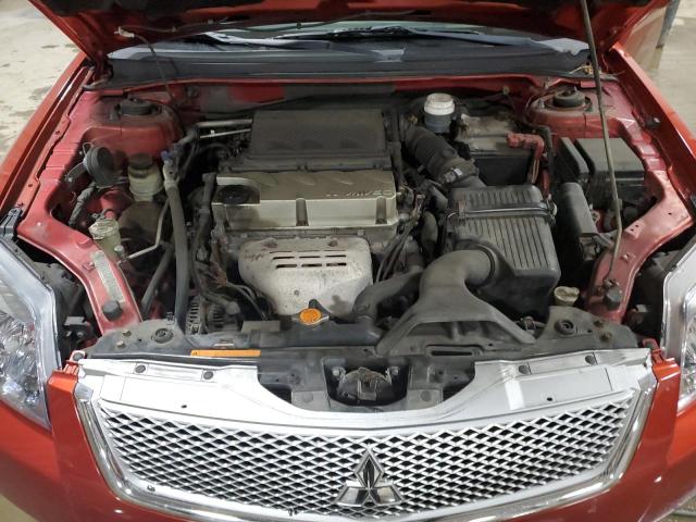 4A32B2FF6CE021837 - 2012 MITSUBISHI GALANT FE ORANGE photo 11