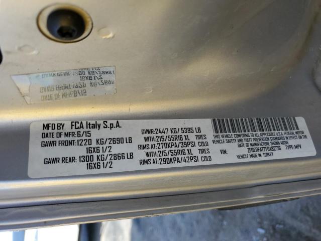 ZFBERFAT7F6A82716 - 2015 RAM PROMASTER SILVER photo 13