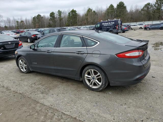 3FA6P0RU8FR308012 - 2015 FORD FUSION TITANIUM HEV CHARCOAL photo 2