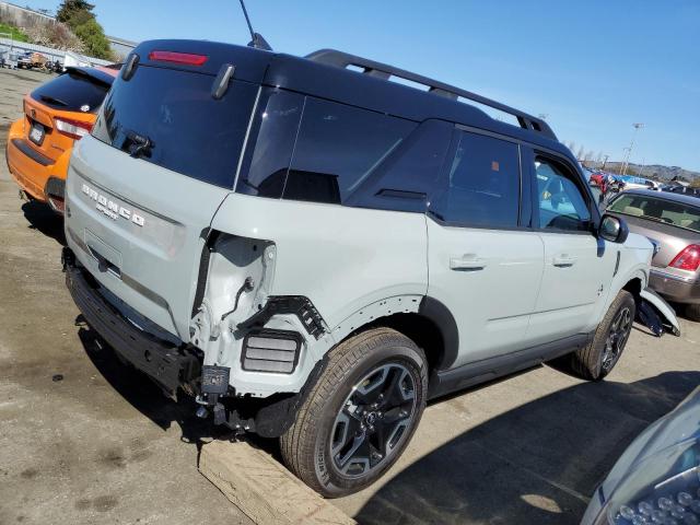 3FMCR9C66RRE00872 - 2024 FORD BRONCO SPO OUTER BANKS GRAY photo 3