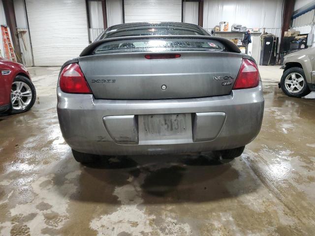 1B3ES56C35D281792 - 2005 DODGE NEON SXT GRAY photo 6