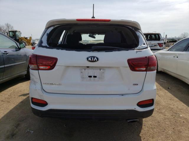 5XYPG4A30LG646955 - 2020 KIA SORENTO L WHITE photo 6