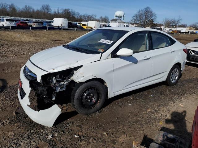 KMHCT4AE6DU398086 - 2013 HYUNDAI ACCENT GLS WHITE photo 1