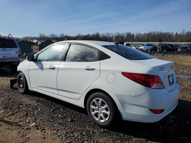 KMHCT4AE6DU398086 - 2013 HYUNDAI ACCENT GLS WHITE photo 2