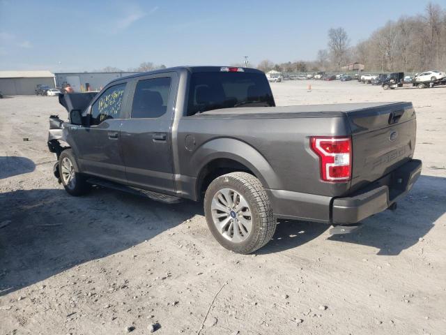 1FTEW1CPXJKF20490 - 2018 FORD F150 SUPERCREW GRAY photo 2