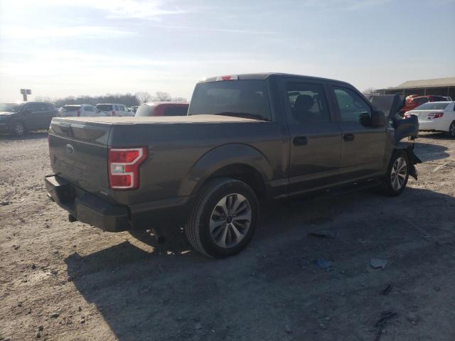 1FTEW1CPXJKF20490 - 2018 FORD F150 SUPERCREW GRAY photo 3